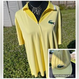 Free Shipping-Lacoste Sport Yellow Apparel